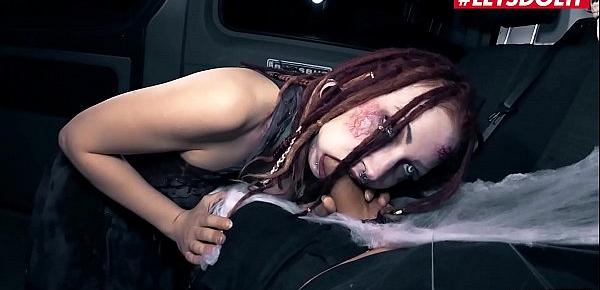  LETSDOEIT - Jezzicat Jason Steel - Halloween Sex With A Perv Cock Hunger Teenager!